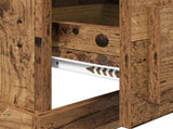 Bedside Cabinet Old Wood 39 x 39 x 67.5 cm Engineered Wood 881340