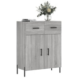 Sideboard Grey Sonoma 69.5x34x90 cm Engineered Wood 827994