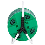 Free Standing Green Hose Reel with Hose Fitting Set 0.5" 50 m PVC 3281512