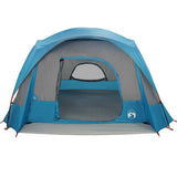 Family Tent Cabin 6-Person Blue Waterproof 4009556