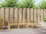 Outdoor Sofa Set 4 pcs White 189.5 x 122.5 x 73 cm 3387463