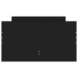 Bed Frame with Drawers without Mattress Black 90x200 cm 3207372