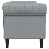 Sofa Light Grey 201.5 x 74.5 x 74.5 cm Polyester 42013010
