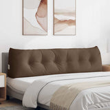 Back Pillow Brown 180 x 24 x 50 cm Fabric 42014561