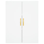 Highboard White 69.5x34x180 cm Engineered Wood 3195883