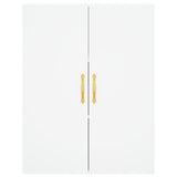Highboard White 69.5x34x180 cm Engineered Wood 3195883