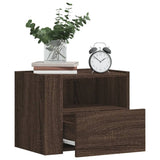 Wall-mounted Bedside Cabinets 2 pcs Brown Oak 45x30x35 cm 848324