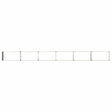 Raised Garden Bed Wood Brown 480 x 40 x 24 cm cold-rolled steel 8006361