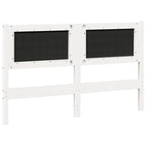 Headboard Other White 160 cm Solid pine wood 878948