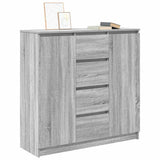 Sideboard with Drawers Grey Sonoma 100.5x35x98.5 cm Engineered Wood 3328458