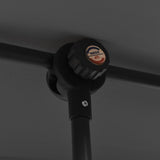 Garden Parasol with Aluminium Pole 180x110 cm Anthracite 47330