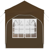 Pop-up Party Tent 192 x 192 x 245 cm Taupe 42019839