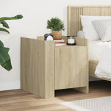 Bedside Cabinet Sonoma Oak 45x50x50 cm Engineered Wood 848299