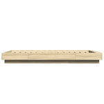 Bed Frame without Mattress Sonoma Oak 100x200 cm 3281205