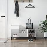 Shoe Cabinet White 102x36x60 cm Engineered Wood 831372