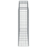 Arched Gabion Basket 200x50x140/160 cm Galvanised Iron 153497