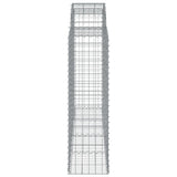 Arched Gabion Baskets 14 pcs 200x50x140/160 cm Galvanised Iron 3146374