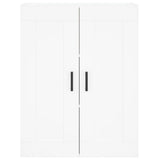 Highboard White 69.5x34x180 cm Engineered Wood 3199809