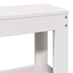 Bed Frame with Headboard White 160x200 cm Solid Wood Pine 3306337