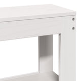 Bed Frame without Mattress White 140x190 cm Solid Wood Pine 3306160