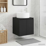 Wall-mounted Sink Vanity Black 49.5 x 44.5 x 65.5 cm 890463