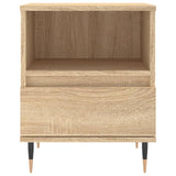 Bedside Cabinets 2 pcs Sonoma Oak 40x35x50 cm Engineered Wood 830611