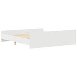 Bed Frame without Mattress White 180x200 cm Super King 3203768