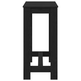Bar Table Black Oak 102 x 50 x 103.5 cm Engineered Wood 868079
