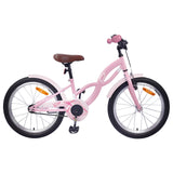 Kids Bike 18 Inches for 5-7 Years Old Light Pink 42009665
