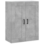 Highboard Concrete Grey 69.5x34x180 cm Engineered Wood 3199557
