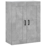 Highboard Concrete Grey 69.5x34x180 cm Engineered Wood 3199557