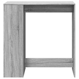 ZNTS Bar Table with Racks Grey Sonoma 101x40x103.5 cm Engineered Wood 854369