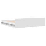 Bed Frame with Drawers without Mattress White 180x200 cm Super King 3280727