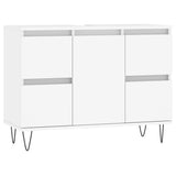 Bathroom Cabinet White 80x33x60 cm Engineered Wood 831652