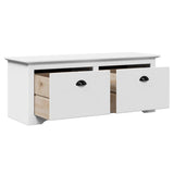 Hallway Bench BODO White 114x40x45 cm 4016869