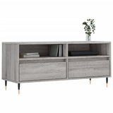 TV Cabinet Grey Sonoma 100x34.5x44.5 cm Engineered Wood 831234