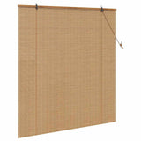 Roller Blind Brown 150 x 160 cm Bamboo 42006860