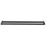 Walk-in Shower Wall with Shelf Black 90x195 cm ESG Glass&Aluminium 3185466