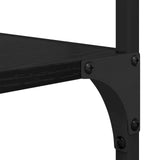 Bookshelf Black Oak 50x33x188.5cm Engineered Wood 882759
