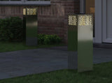 Solar LED Pathway Light 2 pcs Silver Galvanized 879735