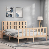 Bed Frame without Mattress 160x200 cm Solid Wood Pine 3192241