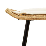 Garden Sofa Set 4 pcs Natural Poly Rattan 3328651