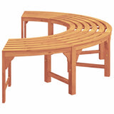 Tree Bench 2 pcs Natural 160 x 80 x 45cm Solid Eucalyptus Wood 3324836