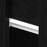 Bedside Cabinet 2 pcs Black Oak 46 x 30 x 30 cm Engineered Wood 862735
