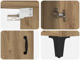 Highboard 2 pcs Artisan Oak Engineered Wood 3394588