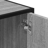 Bathroom Sink Cabinet Grey Sonoma 90x33x60 cm Engineered Wood 849272