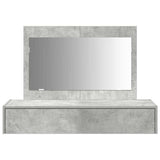 Dressing Table Grey 100 x 40 x 70 cm Engineered Wood 865211