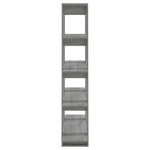 Book Cabinet/Room Divider Grey Sonoma 100x30x160 cm 813561