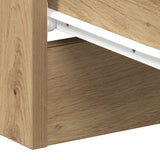 Bedside Cabinet Artisan Oak 38x35x55 cm Engineered Wood 861126