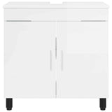 Bathroom Vanity Unit High Gloss White 60 x 35 x 60 cm 889399